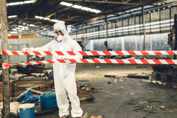 Professional Drug Lab Cleanup technician working in Stamford, CT